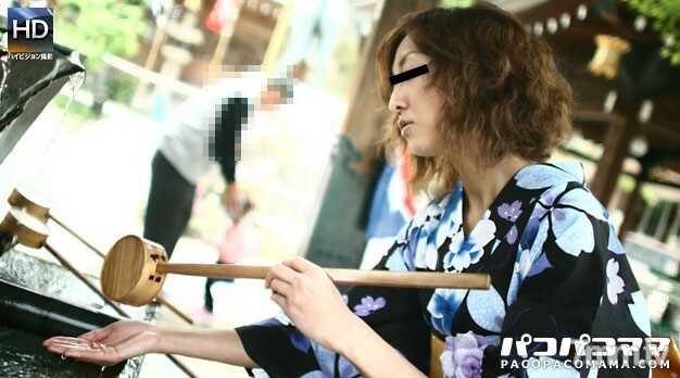 081111-434 浴衣妻子类似于女艺人大原○孩子